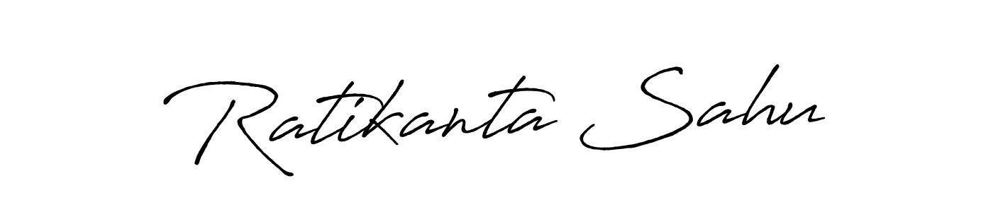 Ratikanta Sahu stylish signature style. Best Handwritten Sign (Antro_Vectra_Bolder) for my name. Handwritten Signature Collection Ideas for my name Ratikanta Sahu. Ratikanta Sahu signature style 7 images and pictures png