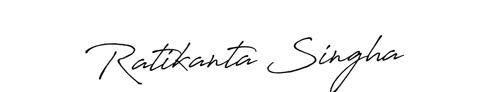 Similarly Antro_Vectra_Bolder is the best handwritten signature design. Signature creator online .You can use it as an online autograph creator for name Ratikanta Singha. Ratikanta Singha signature style 7 images and pictures png