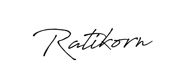 Ratikorn stylish signature style. Best Handwritten Sign (Antro_Vectra_Bolder) for my name. Handwritten Signature Collection Ideas for my name Ratikorn. Ratikorn signature style 7 images and pictures png