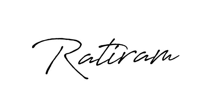 Once you've used our free online signature maker to create your best signature Antro_Vectra_Bolder style, it's time to enjoy all of the benefits that Ratiram name signing documents. Ratiram signature style 7 images and pictures png