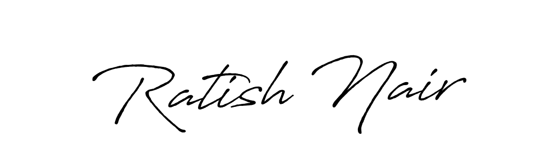 Similarly Antro_Vectra_Bolder is the best handwritten signature design. Signature creator online .You can use it as an online autograph creator for name Ratish Nair. Ratish Nair signature style 7 images and pictures png