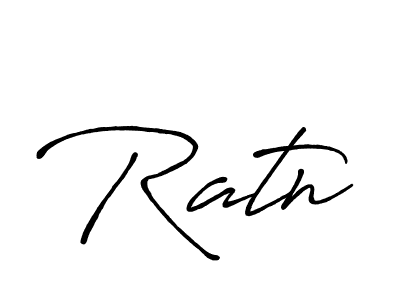 Ratn stylish signature style. Best Handwritten Sign (Antro_Vectra_Bolder) for my name. Handwritten Signature Collection Ideas for my name Ratn. Ratn signature style 7 images and pictures png