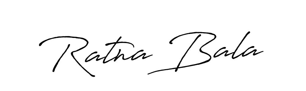 Ratna Bala stylish signature style. Best Handwritten Sign (Antro_Vectra_Bolder) for my name. Handwritten Signature Collection Ideas for my name Ratna Bala. Ratna Bala signature style 7 images and pictures png