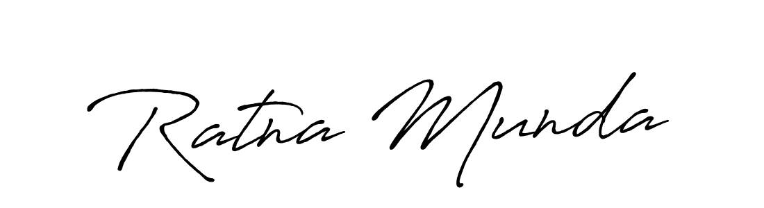 Design your own signature with our free online signature maker. With this signature software, you can create a handwritten (Antro_Vectra_Bolder) signature for name Ratna Munda. Ratna Munda signature style 7 images and pictures png