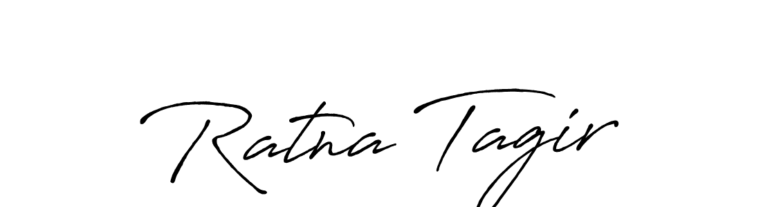 Make a beautiful signature design for name Ratna Tagir. With this signature (Antro_Vectra_Bolder) style, you can create a handwritten signature for free. Ratna Tagir signature style 7 images and pictures png