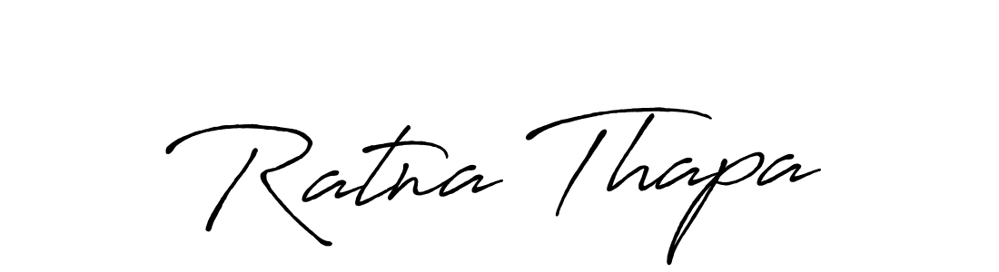 Use a signature maker to create a handwritten signature online. With this signature software, you can design (Antro_Vectra_Bolder) your own signature for name Ratna Thapa. Ratna Thapa signature style 7 images and pictures png