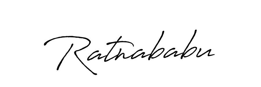 Also we have Ratnababu name is the best signature style. Create professional handwritten signature collection using Antro_Vectra_Bolder autograph style. Ratnababu signature style 7 images and pictures png