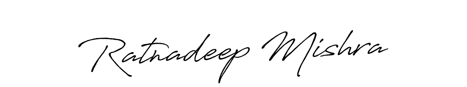 How to make Ratnadeep Mishra signature? Antro_Vectra_Bolder is a professional autograph style. Create handwritten signature for Ratnadeep Mishra name. Ratnadeep Mishra signature style 7 images and pictures png