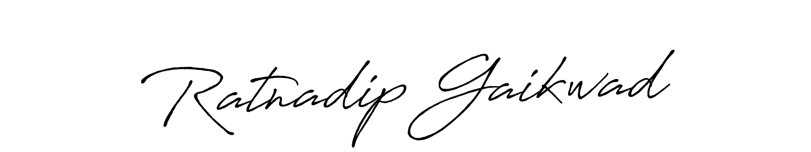 Also we have Ratnadip Gaikwad name is the best signature style. Create professional handwritten signature collection using Antro_Vectra_Bolder autograph style. Ratnadip Gaikwad signature style 7 images and pictures png