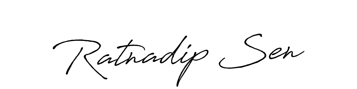 You should practise on your own different ways (Antro_Vectra_Bolder) to write your name (Ratnadip Sen) in signature. don't let someone else do it for you. Ratnadip Sen signature style 7 images and pictures png