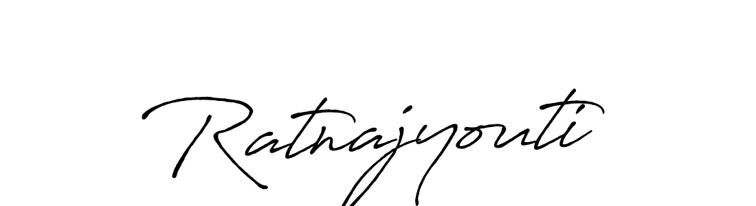 Ratnajyouti stylish signature style. Best Handwritten Sign (Antro_Vectra_Bolder) for my name. Handwritten Signature Collection Ideas for my name Ratnajyouti. Ratnajyouti signature style 7 images and pictures png