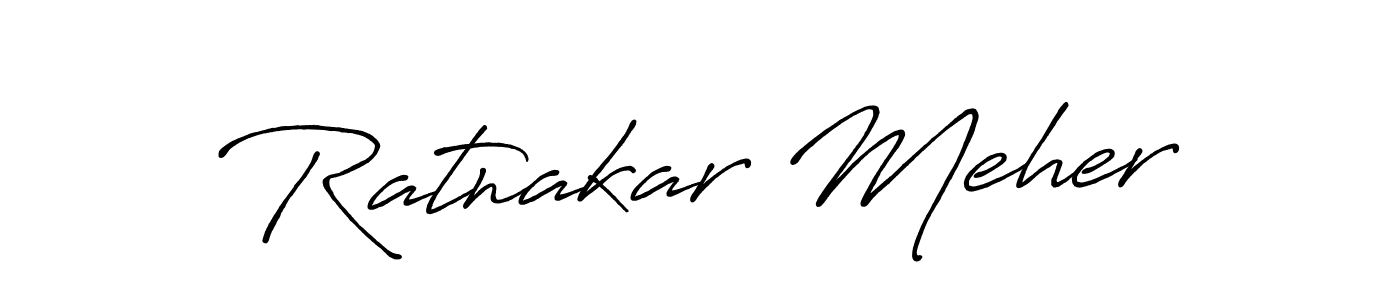 How to make Ratnakar Meher signature? Antro_Vectra_Bolder is a professional autograph style. Create handwritten signature for Ratnakar Meher name. Ratnakar Meher signature style 7 images and pictures png