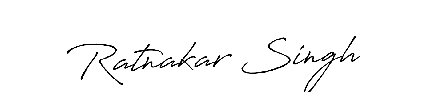 Also we have Ratnakar Singh name is the best signature style. Create professional handwritten signature collection using Antro_Vectra_Bolder autograph style. Ratnakar Singh signature style 7 images and pictures png