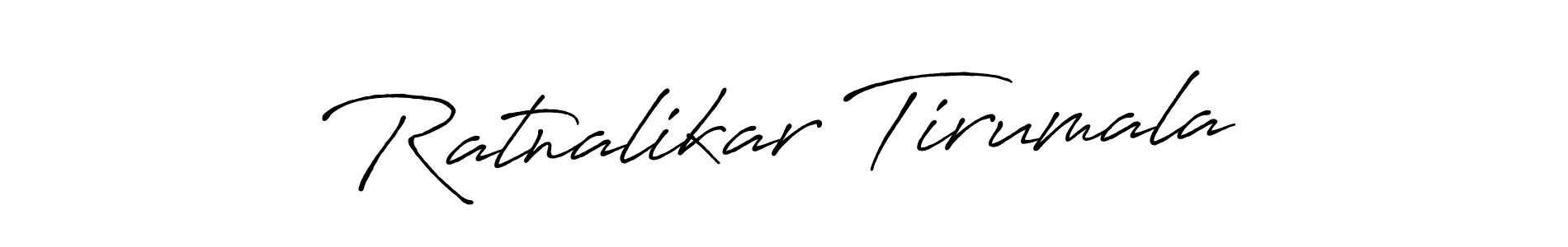This is the best signature style for the Ratnalikar Tirumala name. Also you like these signature font (Antro_Vectra_Bolder). Mix name signature. Ratnalikar Tirumala signature style 7 images and pictures png