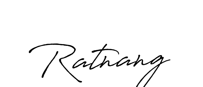 Also we have Ratnang name is the best signature style. Create professional handwritten signature collection using Antro_Vectra_Bolder autograph style. Ratnang signature style 7 images and pictures png