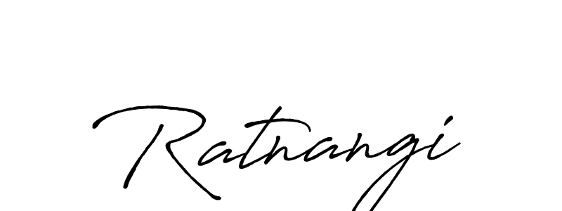 How to make Ratnangi signature? Antro_Vectra_Bolder is a professional autograph style. Create handwritten signature for Ratnangi name. Ratnangi signature style 7 images and pictures png