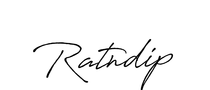 Ratndip stylish signature style. Best Handwritten Sign (Antro_Vectra_Bolder) for my name. Handwritten Signature Collection Ideas for my name Ratndip. Ratndip signature style 7 images and pictures png