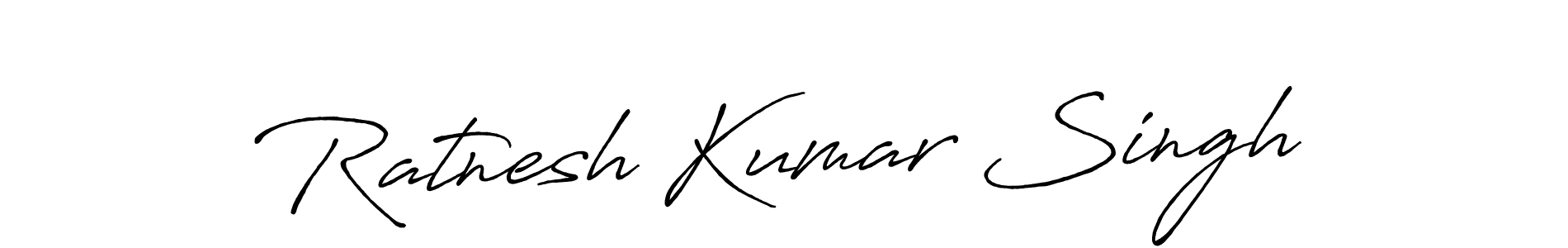 The best way (Antro_Vectra_Bolder) to make a short signature is to pick only two or three words in your name. The name Ratnesh Kumar Singh include a total of six letters. For converting this name. Ratnesh Kumar Singh signature style 7 images and pictures png