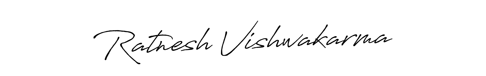How to make Ratnesh Vishwakarma signature? Antro_Vectra_Bolder is a professional autograph style. Create handwritten signature for Ratnesh Vishwakarma name. Ratnesh Vishwakarma signature style 7 images and pictures png