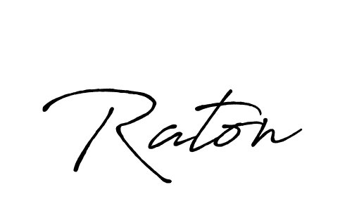 The best way (Antro_Vectra_Bolder) to make a short signature is to pick only two or three words in your name. The name Raton include a total of six letters. For converting this name. Raton signature style 7 images and pictures png