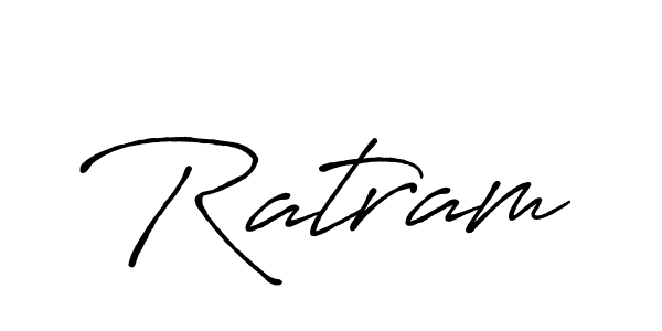 Antro_Vectra_Bolder is a professional signature style that is perfect for those who want to add a touch of class to their signature. It is also a great choice for those who want to make their signature more unique. Get Ratram name to fancy signature for free. Ratram signature style 7 images and pictures png