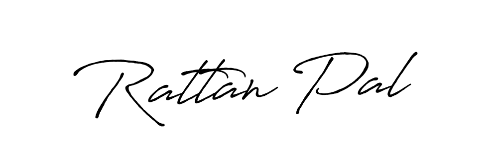 Rattan Pal stylish signature style. Best Handwritten Sign (Antro_Vectra_Bolder) for my name. Handwritten Signature Collection Ideas for my name Rattan Pal. Rattan Pal signature style 7 images and pictures png