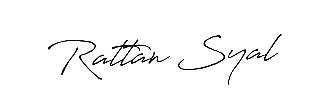 Similarly Antro_Vectra_Bolder is the best handwritten signature design. Signature creator online .You can use it as an online autograph creator for name Rattan Syal. Rattan Syal signature style 7 images and pictures png