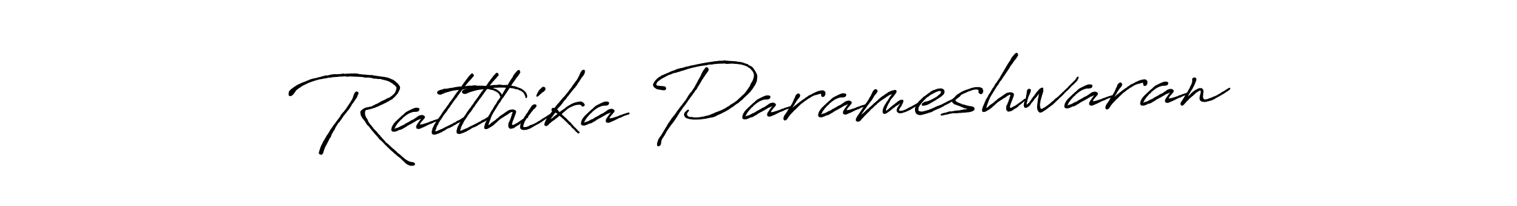 Ratthika Parameshwaran stylish signature style. Best Handwritten Sign (Antro_Vectra_Bolder) for my name. Handwritten Signature Collection Ideas for my name Ratthika Parameshwaran. Ratthika Parameshwaran signature style 7 images and pictures png
