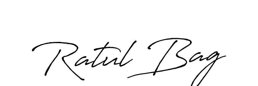 if you are searching for the best signature style for your name Ratul Bag. so please give up your signature search. here we have designed multiple signature styles  using Antro_Vectra_Bolder. Ratul Bag signature style 7 images and pictures png