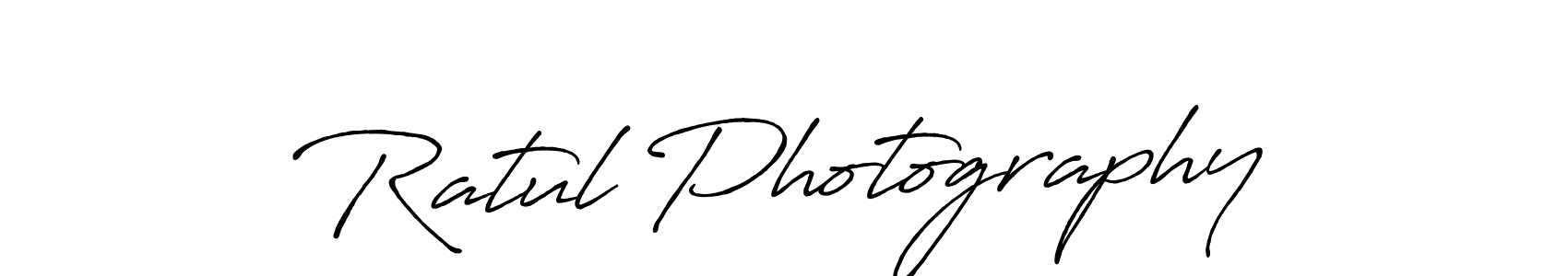 Also we have Ratul Photography name is the best signature style. Create professional handwritten signature collection using Antro_Vectra_Bolder autograph style. Ratul Photography signature style 7 images and pictures png