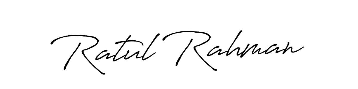 Once you've used our free online signature maker to create your best signature Antro_Vectra_Bolder style, it's time to enjoy all of the benefits that Ratul Rahman name signing documents. Ratul Rahman signature style 7 images and pictures png