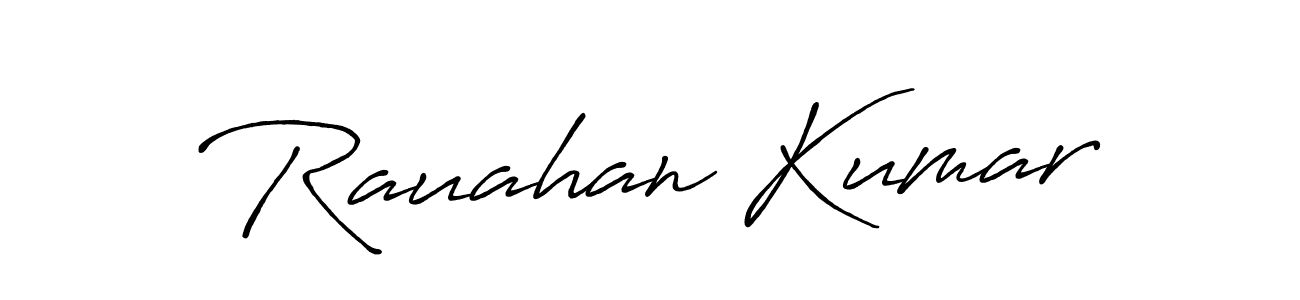 How to make Rauahan Kumar signature? Antro_Vectra_Bolder is a professional autograph style. Create handwritten signature for Rauahan Kumar name. Rauahan Kumar signature style 7 images and pictures png