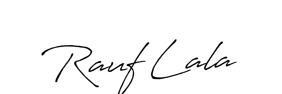 Use a signature maker to create a handwritten signature online. With this signature software, you can design (Antro_Vectra_Bolder) your own signature for name Rauf Lala. Rauf Lala signature style 7 images and pictures png