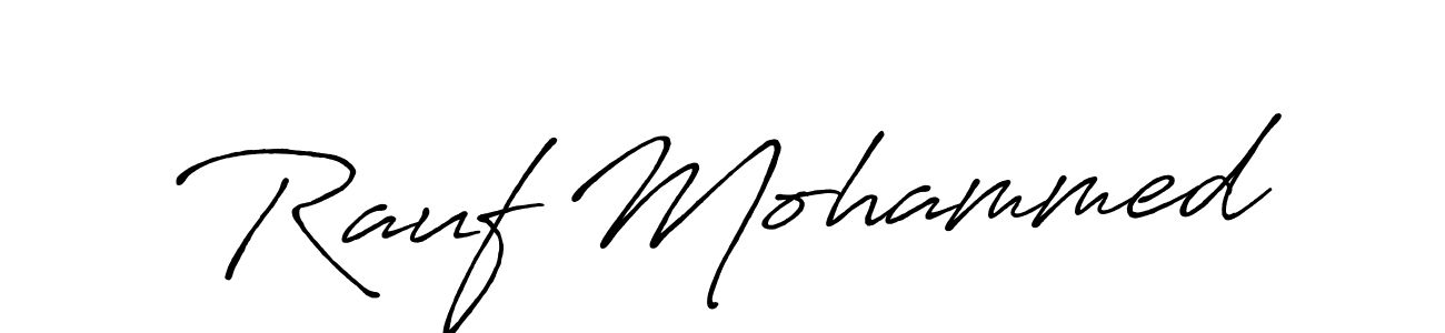 Make a beautiful signature design for name Rauf Mohammed. Use this online signature maker to create a handwritten signature for free. Rauf Mohammed signature style 7 images and pictures png