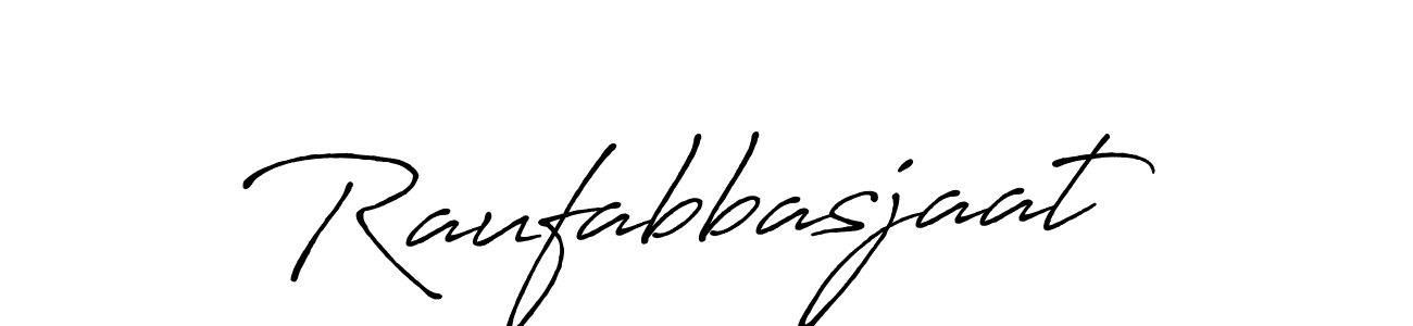 How to make Raufabbasjaat signature? Antro_Vectra_Bolder is a professional autograph style. Create handwritten signature for Raufabbasjaat name. Raufabbasjaat signature style 7 images and pictures png