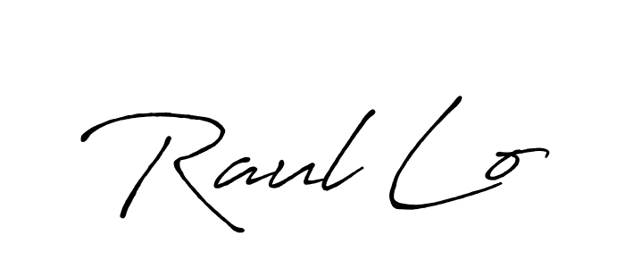 It looks lik you need a new signature style for name Raul Lo. Design unique handwritten (Antro_Vectra_Bolder) signature with our free signature maker in just a few clicks. Raul Lo signature style 7 images and pictures png