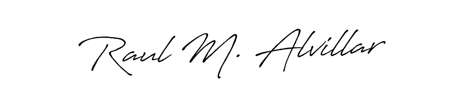 if you are searching for the best signature style for your name Raul M. Alvillar. so please give up your signature search. here we have designed multiple signature styles  using Antro_Vectra_Bolder. Raul M. Alvillar signature style 7 images and pictures png