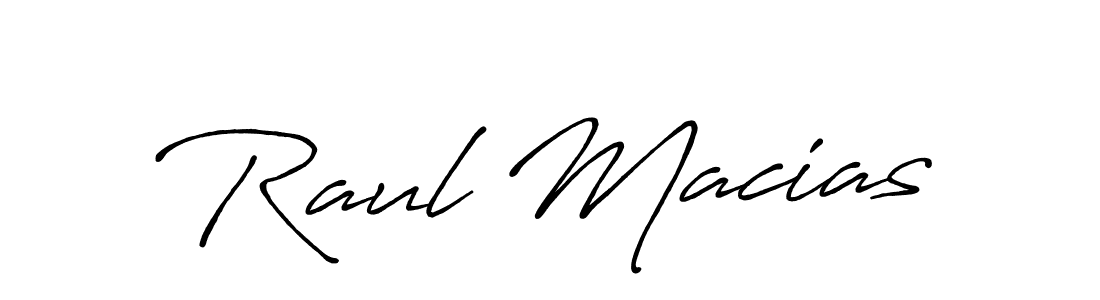 Use a signature maker to create a handwritten signature online. With this signature software, you can design (Antro_Vectra_Bolder) your own signature for name Raul Macias. Raul Macias signature style 7 images and pictures png