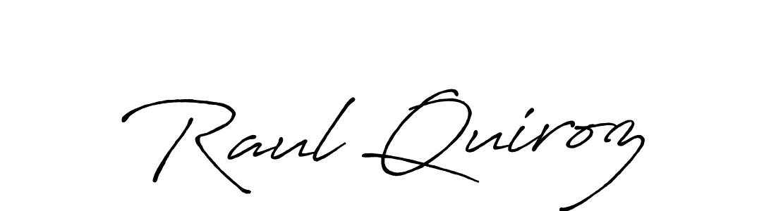 Use a signature maker to create a handwritten signature online. With this signature software, you can design (Antro_Vectra_Bolder) your own signature for name Raul Quiroz. Raul Quiroz signature style 7 images and pictures png