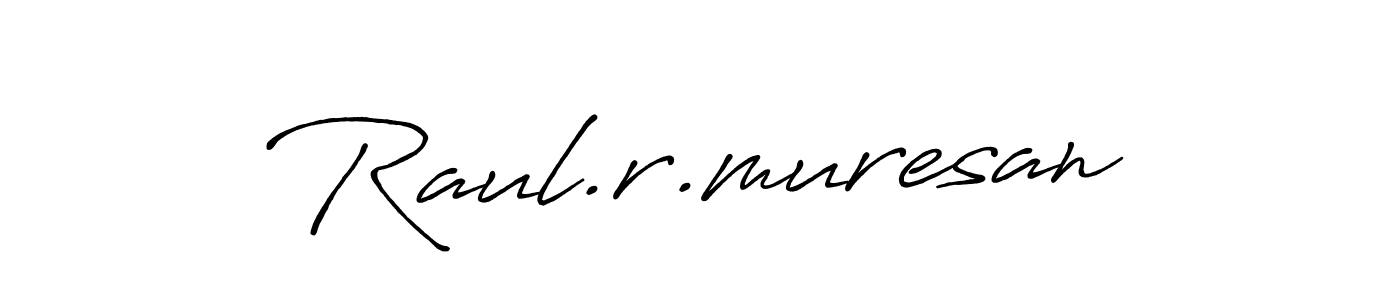 Use a signature maker to create a handwritten signature online. With this signature software, you can design (Antro_Vectra_Bolder) your own signature for name Raul.r.muresan. Raul.r.muresan signature style 7 images and pictures png