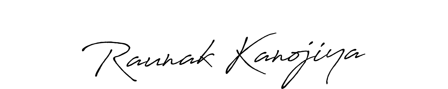 Once you've used our free online signature maker to create your best signature Antro_Vectra_Bolder style, it's time to enjoy all of the benefits that Raunak Kanojiya name signing documents. Raunak Kanojiya signature style 7 images and pictures png