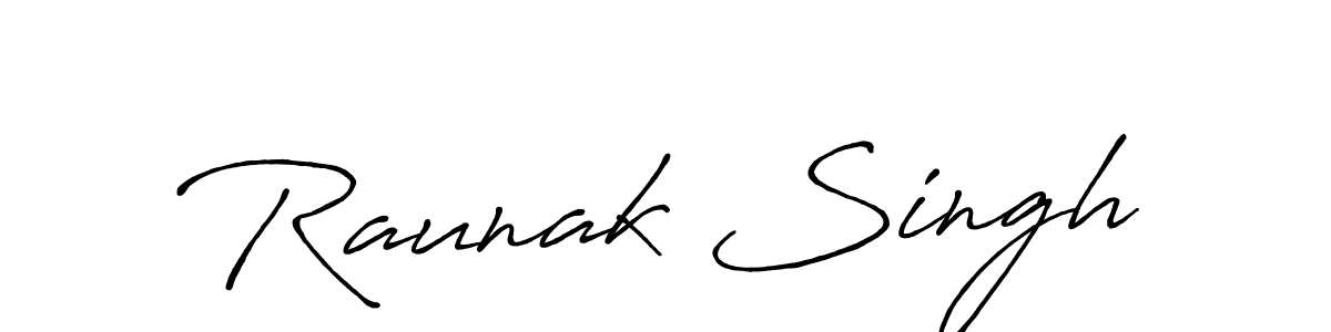 Also You can easily find your signature by using the search form. We will create Raunak Singh name handwritten signature images for you free of cost using Antro_Vectra_Bolder sign style. Raunak Singh signature style 7 images and pictures png