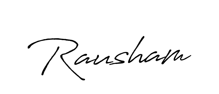 if you are searching for the best signature style for your name Rausham. so please give up your signature search. here we have designed multiple signature styles  using Antro_Vectra_Bolder. Rausham signature style 7 images and pictures png