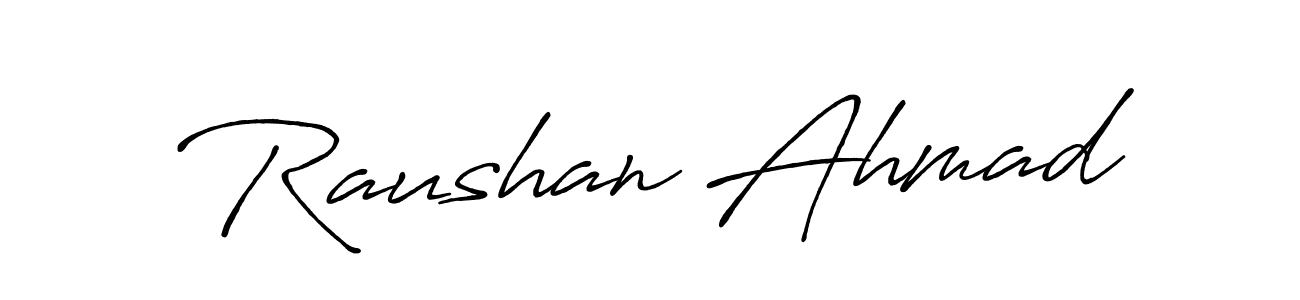 Make a short Raushan Ahmad signature style. Manage your documents anywhere anytime using Antro_Vectra_Bolder. Create and add eSignatures, submit forms, share and send files easily. Raushan Ahmad signature style 7 images and pictures png