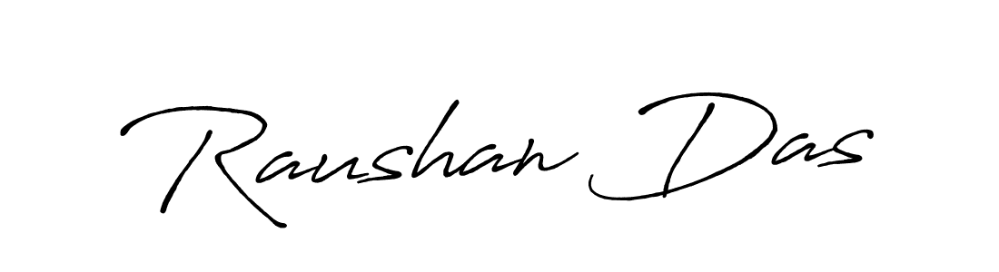 Raushan Das stylish signature style. Best Handwritten Sign (Antro_Vectra_Bolder) for my name. Handwritten Signature Collection Ideas for my name Raushan Das. Raushan Das signature style 7 images and pictures png