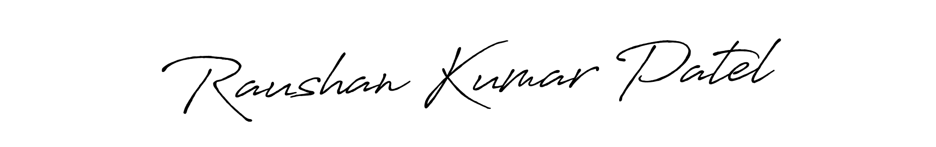 Raushan Kumar Patel stylish signature style. Best Handwritten Sign (Antro_Vectra_Bolder) for my name. Handwritten Signature Collection Ideas for my name Raushan Kumar Patel. Raushan Kumar Patel signature style 7 images and pictures png