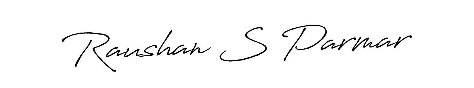 You can use this online signature creator to create a handwritten signature for the name Raushan S Parmar. This is the best online autograph maker. Raushan S Parmar signature style 7 images and pictures png