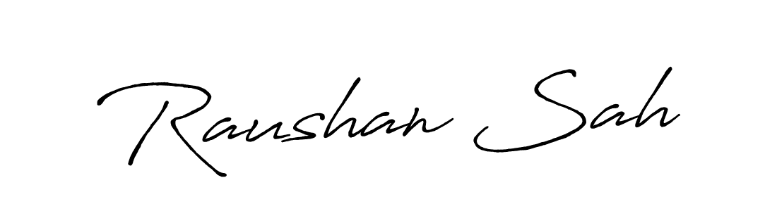 Similarly Antro_Vectra_Bolder is the best handwritten signature design. Signature creator online .You can use it as an online autograph creator for name Raushan Sah. Raushan Sah signature style 7 images and pictures png