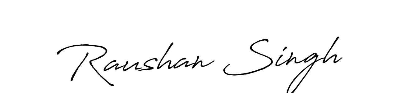 This is the best signature style for the Raushan Singh name. Also you like these signature font (Antro_Vectra_Bolder). Mix name signature. Raushan Singh signature style 7 images and pictures png