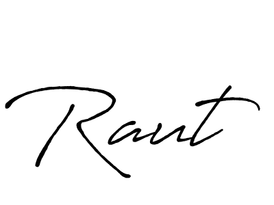 You should practise on your own different ways (Antro_Vectra_Bolder) to write your name (Raut) in signature. don't let someone else do it for you. Raut signature style 7 images and pictures png